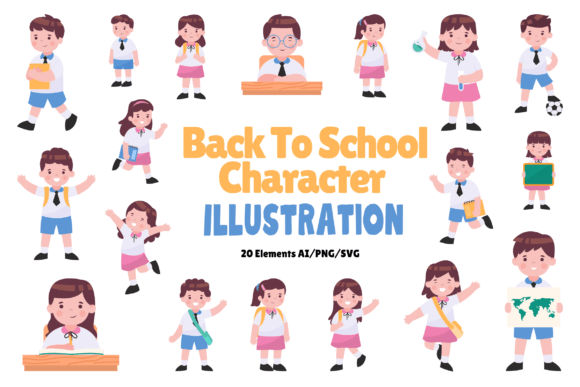 Back to School Character Illustration: Practical, Adaptable, and Ready for Real Creative Work