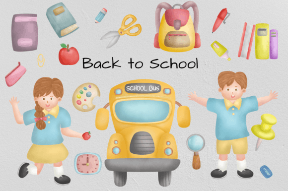 Back to School Clipart Illustration: A Strategic Asset for Educators, Creators, and Small Business Owners