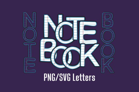 Back to School Doodle & Notebook Alphabet