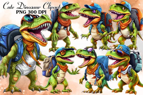 Cute Dinosaur Back to School Clipart: A Strategic Asset for Creators and Small Businesses