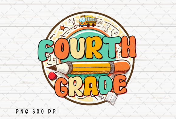 Fourth Grade Teacher Back to School PNG