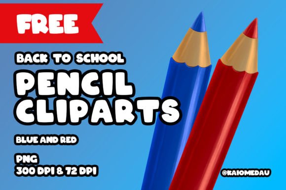 Free Back to School Pencil Cliparts