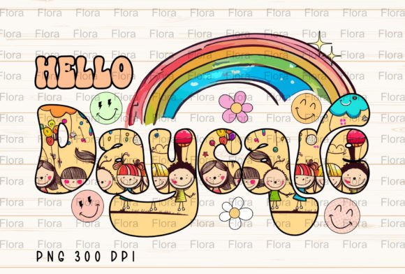 Hello Daycare Back to School Teacher PNG